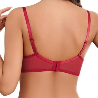 Avidlove Women Lace Bra Underwire Sexy Bralettes Unlined Mesh Full Coverage Lingerie Everyday Bras