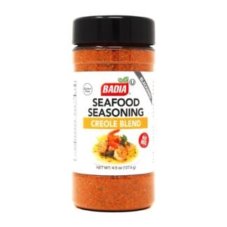 Badia Blackened Seafood Seasoning Creole Blend 4.5 oz – Savory Cajun-Style Blend, Bold Southern Flavor, No MSG