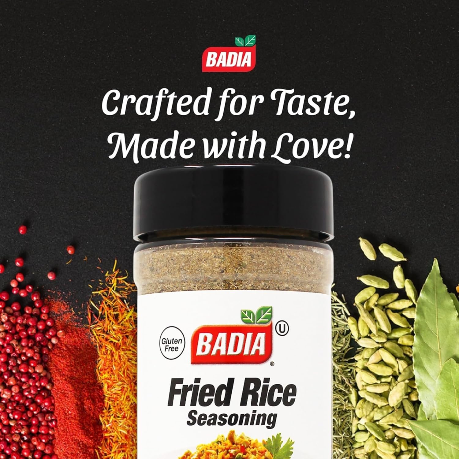 Badia Fried Rice Seasoning 6 oz Asian-Inspired Spice Blend for Homemade Fried Rice Stir-Fries Noodles With Garlic Onion and Natural Umami - lunas-mystic-emporium.com Badia Fried Rice Seasoning, 6 oz – Asian-Inspired Spice Blend for Homemade Fried Rice, Stir-Fries & Noodles – With Garlic, Onion, and Natural Umami