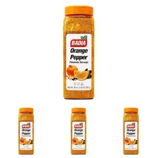 Badia Lime Pepper Seasoning, 6.5 oz - Pepper, Garlic & Onion, Zesty Citrus Blend for Chicken, Seafood & Vegetables