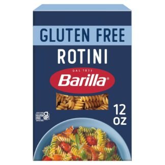 Barilla Gluten Free Rotini, 12 Ounce - Non-GMO Gluten Free Pasta Made with Blend of Corn & Rice - Vegan