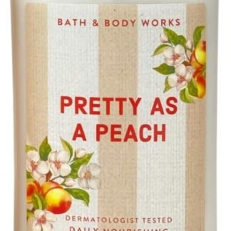 Bath & Body Works Pretty As A Peach 2 Daily Nourishing Body Lotions with a Peach Gardenia Bar Soap