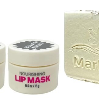 Bath & Body Works Milk Bar Cookie Butter 2 Nourishing Lip Mask with a Natural Oats Sample Soap