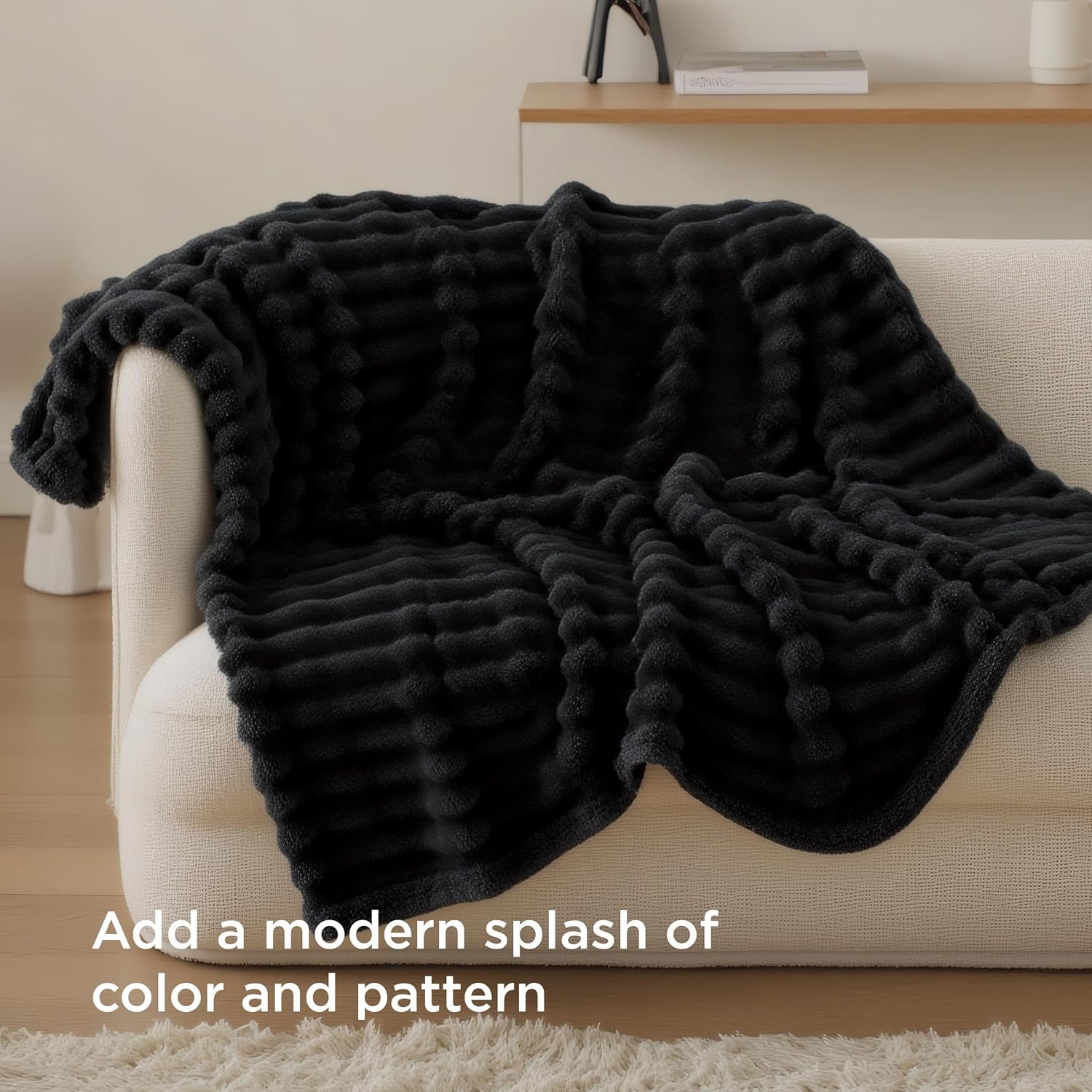Bedsure GentleSoft Twin Blanket for Couch - Cozy Soft Blankets for Women Cute Small Fleece Throws for Girls Black 60x80 Inches - lunas-mystic-emporium.com Bedsure GentleSoft Twin Blanket for Couch - Cozy Soft Blankets for Women, Cute Small Fleece Throws for Girls, Black, 60x80 Inches