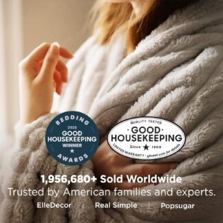 Bedsure GentleSoft Twin Blanket for Couch - Cozy Soft Blankets for Women, Cute Small Fleece Throws for Girls, Beige, 60x80 Inches