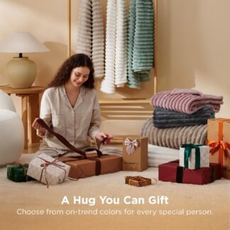 Bedsure GentleSoft Twin Blanket for Couch - Cozy Soft Blankets for Women, Cute Small Fleece Throws for Girls, Beige, 60x80 Inches