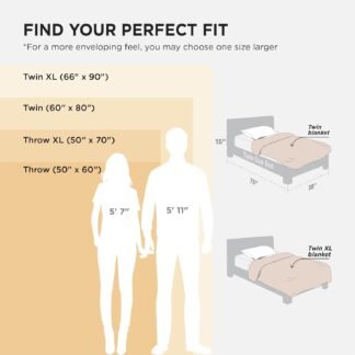 Bedsure GentleSoft Twin Blanket for Couch - Cozy Soft Blankets for Women, Cute Small Fleece Throws for Girls, Beige, 60x80 Inches