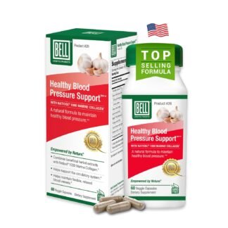 Bell Healthy Blood Pressure Supportâ„¢ Unique Blend - Natural Blend of Green Coffee Bean Extract, Garlic & Celery Seed Extract Supplements- 60 Capsules, Vegan, Non-GMO