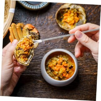 BESTOYARD 12-Piece Seafood Tool Set for Crab and Lobster Includes Crackers Forks and Shellers Sturdy Stainless Steel and Plastic for Gatherings