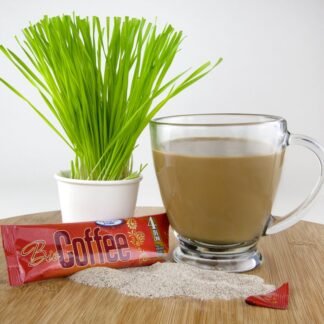 Bio Coffee- NEW! - First Organic Instant Non-dairy Alkaline Coffee (12 Sachet Box)