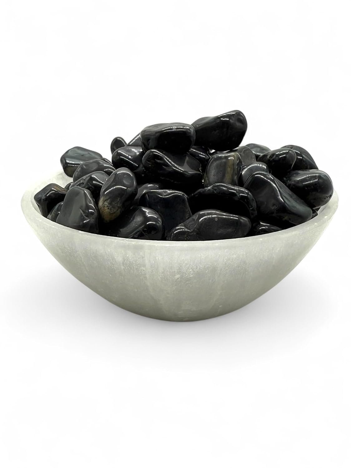 Black Onyx Tumbled - Healing Stone - 20-25mm 3 - lunas-mystic-emporium.com Black Onyx Tumbled - Healing Stone - 20-25mm (3)