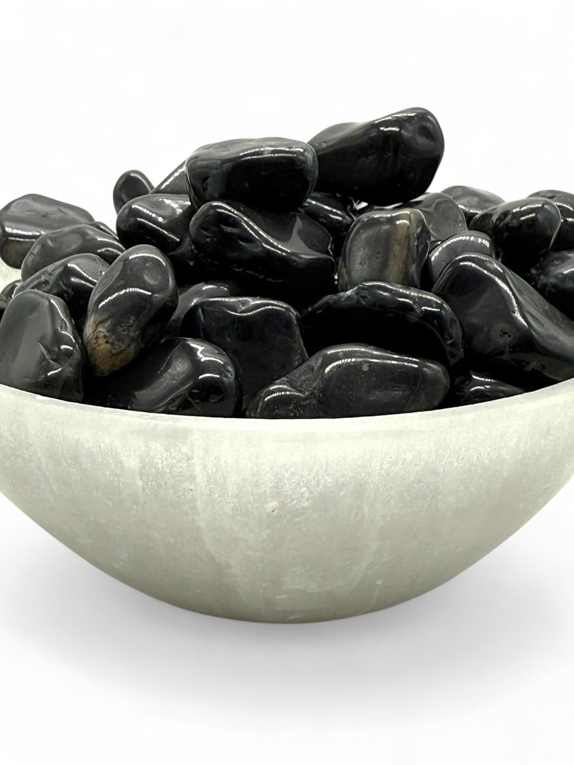 Black Onyx Tumbled - Healing Stone - 20-25mm 3 - lunas-mystic-emporium.com Black Onyx Tumbled - Healing Stone - 20-25mm (3)