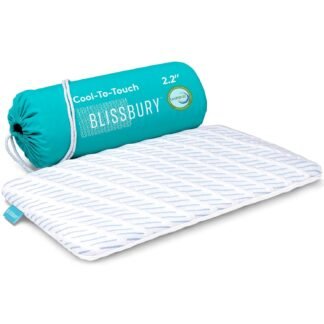 BLISSBURY 2.2 Inch Super Thin Pillow for Sleeping | Cool-to-Touch Premium Memory Foam Flat Pillow for Stomach Sleeper | for Back & Stomach Sleeper | Certified Foam for Neck and...