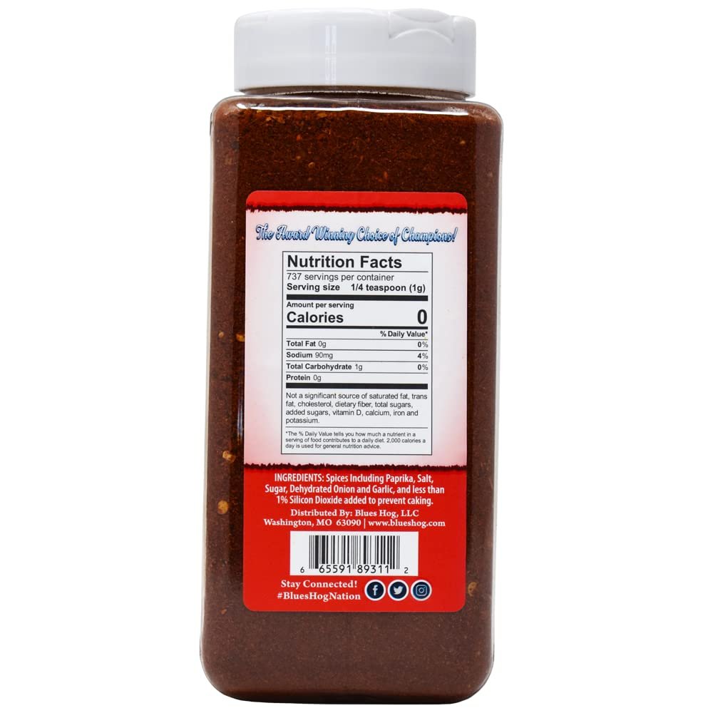 Blues Hog Original Dry Rub Seasoning Southern Spice Blend Gluten-Free All-Natural Made in the USA 26oz - lunas-mystic-emporium.com Blues Hog Original Dry Rub Seasoning, Southern Spice Blend, Gluten-Free, All-Natural, Made in the USA, 26oz