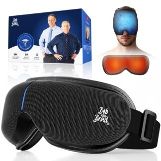 BOB AND BRAD Eye Massager with Heat and Cooling, EyeOasis 3 Elite Smart Eye Mask for Migraine Relief, Heated Face Massager for Dry Eye Migraine Relief, Warm Compress for Stress...