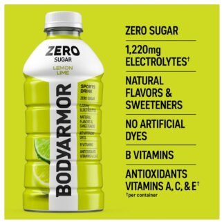 BODYARMOR ZERO Sugar Lemon Lime Electrolyte Drink Natural Flavors 28 Fl Oz Bottles 15 Pack B Vitamins Antioxidants Sugar Free Hydration - lunas-mystic-emporium.com BODYARMOR ZERO Sugar Lemon Lime Electrolyte Drink, Natural Flavors, 28 Fl Oz Bottles (15 Pack), B Vitamins & Antioxidants Sugar Free Hydration