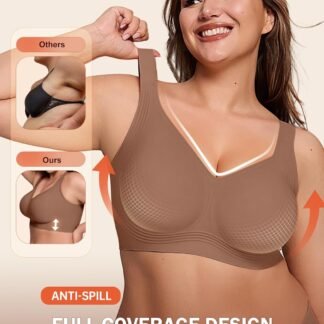 Bras for Women Supportive Wireless Push Up Bra Full Coverage No Underwire Seamless Plus Size for Older Women - lunas-mystic-emporium.com Bras for Women Supportive Wireless Push Up Bra Full Coverage No Underwire Seamless Plus Size for Older Women