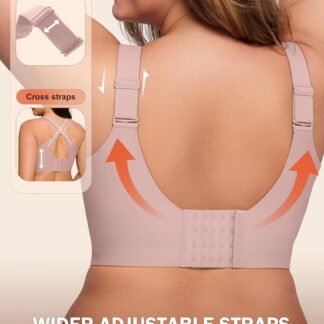 Bras for Women Supportive Wireless Push Up Bra Full Coverage No Underwire Seamless Plus Size for Older Women