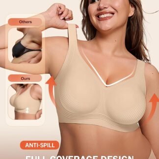 Bras for Women Supportive Wireless Push Up Bra Full Coverage No Underwire Seamless Plus Size for Older Women - lunas-mystic-emporium.com Bras for Women Supportive Wireless Push Up Bra Full Coverage No Underwire Seamless Plus Size for Older Women