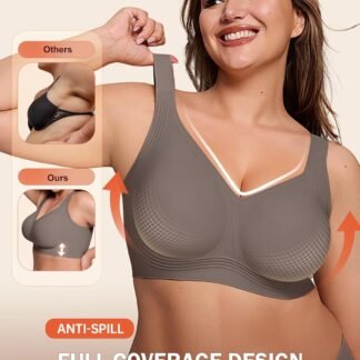 Bras for Women Supportive Wireless Push Up Bra Full Coverage No Underwire Seamless Plus Size for Older Women - lunas-mystic-emporium.com Bras for Women Supportive Wireless Push Up Bra Full Coverage No Underwire Seamless Plus Size for Older Women