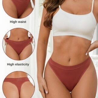 Breathable Seamless Thongs: Comfortable Women's Underwear 5-Pack