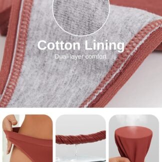 Breathable Seamless Thongs Comfortable Womens Underwear 5-Pack - lunas-mystic-emporium.com Breathable Seamless Thongs: Comfortable Women's Underwear 5-Pack