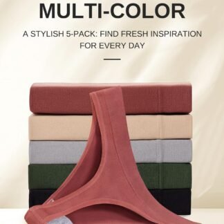 Breathable Seamless Thongs Comfortable Womens Underwear 5-Pack - lunas-mystic-emporium.com Breathable Seamless Thongs: Comfortable Women's Underwear 5-Pack