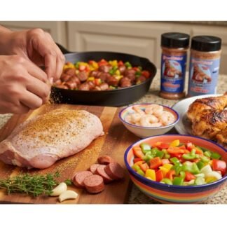 Bruce Mitchell, The Alligator Man, Sweet Cajun Rub & Sweet Spicy Seasoning Multi-Pack - 2 Pack (12.3oz & 10oz) - Perfect for BBQ, Grilling, Roasting, Air Frying, and More –...