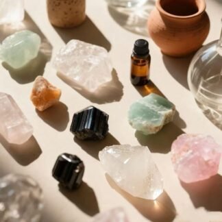 Bulk Raw Crystals - Beginner DIY Healing Crystal Set, 0.6-1.2” Natural Unpolished Gemstones for Terrarium, Meditation, Tarot, Grids, Aroma Stone, 0.45lb (Smoky Quartz-S)