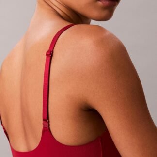 Calvin Klein Women's Invisibles Comfort Lightly Lined Seamless Wireless Triangle Bralette Bra