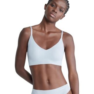 Calvin Klein Women's Invisibles Comfort Lightly Lined Seamless Wireless Triangle Bralette Bra