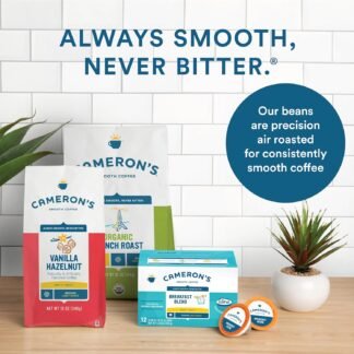 Cameron's Coffee Roasted Whole Bean Coffee, Organic Breakfast Blend, 4 Pound