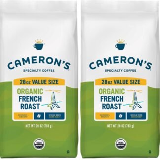 Cameron's Coffee Roasted Whole Bean Coffee, Organic Breakfast Blend, 4 Pound