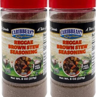 Caribbean Rhythms Reggae Brown Stew Seasoning, 8 oz. (Pack of 2)