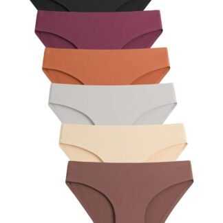 Caterlove Womens Seamless Underwear No Show Stretch Bikini Panties Silky Invisible Hipster 6 Pack - lunas-mystic-emporium.com Caterlove Women's Seamless Underwear No Show Stretch Bikini Panties Silky Invisible Hipster 6 Pack