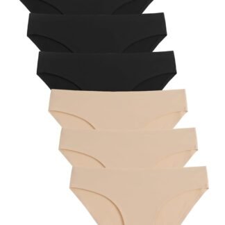 Caterlove Womens Seamless Underwear No Show Stretch Bikini Panties Silky Invisible Hipster 6 Pack - lunas-mystic-emporium.com Caterlove Women's Seamless Underwear No Show Stretch Bikini Panties Silky Invisible Hipster 6 Pack