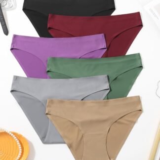 Caterlove Womens Seamless Underwear No Show Stretch Bikini Panties Silky Invisible Hipster 6 Pack - lunas-mystic-emporium.com Caterlove Women's Seamless Underwear No Show Stretch Bikini Panties Silky Invisible Hipster 6 Pack