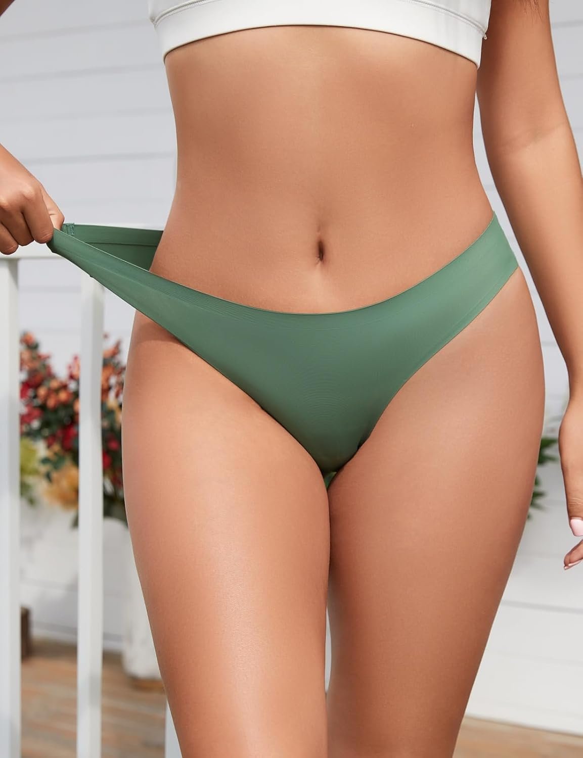 Caterlove Womens Seamless Underwear No Show Stretch Bikini Panties Silky Invisible Hipster 6 Pack - lunas-mystic-emporium.com Caterlove Women's Seamless Underwear No Show Stretch Bikini Panties Silky Invisible Hipster 6 Pack