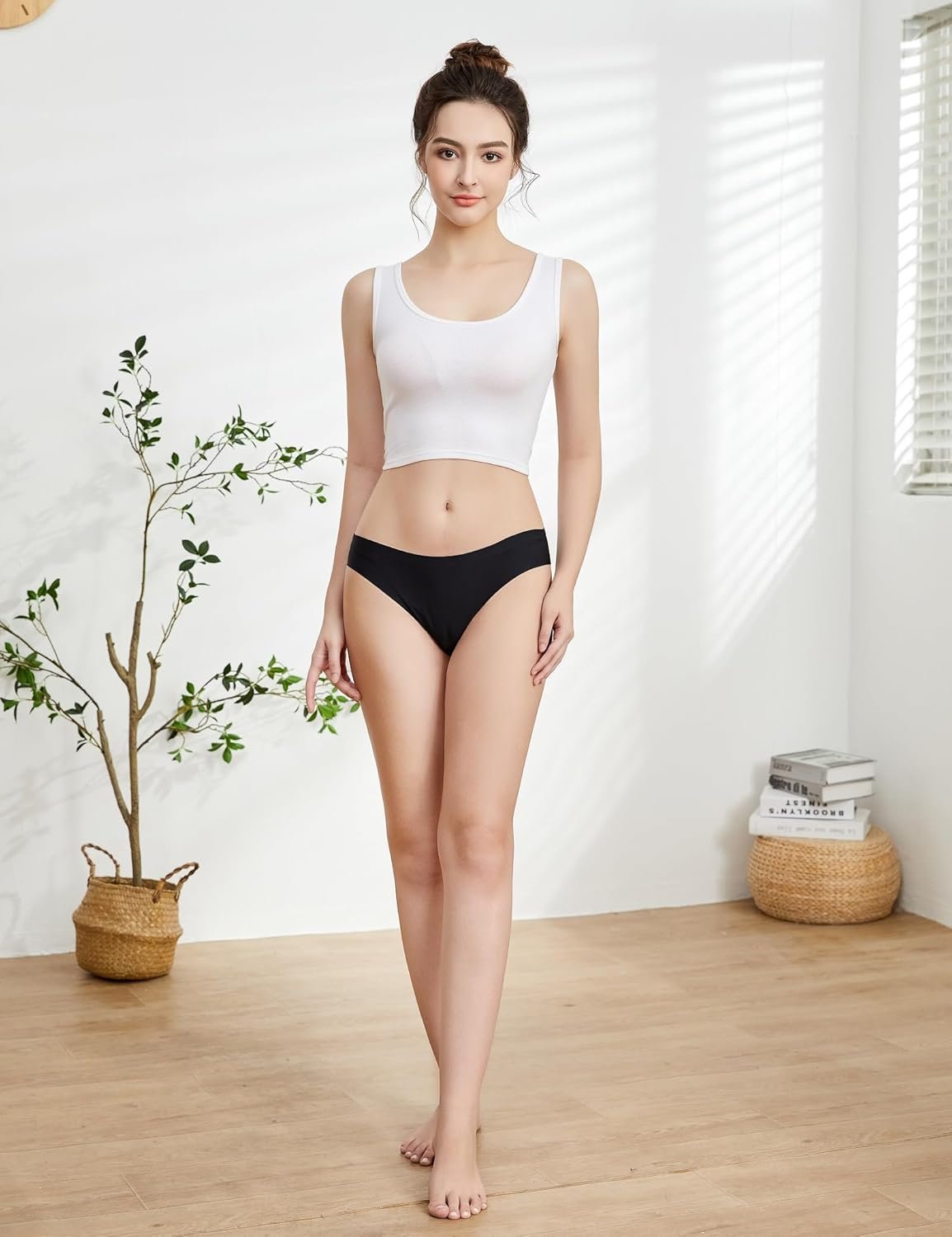 Caterlove Womens Seamless Underwear No Show Stretch Bikini Panties Silky Invisible Hipster 6 Pack - lunas-mystic-emporium.com Caterlove Women's Seamless Underwear No Show Stretch Bikini Panties Silky Invisible Hipster 6 Pack