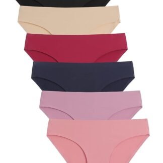 Caterlove Womens Seamless Underwear No Show Stretch Bikini Panties Silky Invisible Hipster 6 Pack - lunas-mystic-emporium.com Caterlove Women's Seamless Underwear No Show Stretch Bikini Panties Silky Invisible Hipster 6 Pack