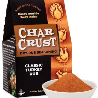 Char Crust Classic Turkey Rub | All-in-one seasonings | Perfect for Turkey, Poultry and Potatoes | Signature Crust that Seals in the Juices, 4 Ounce (Pack of 2)