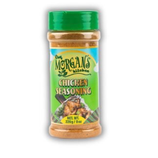Chef Morgan’s Kitchen Chicken Seasoning – 8oz All-Natural Herbs & Spices Shaker – Gluten-Free, No MSG Gourmet Dry Rub for Rotisserie, Grilled & Baked Chicken & Poultry –...