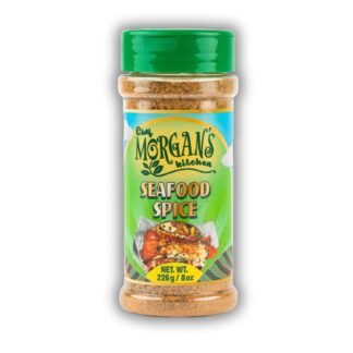 Chef Morgan’s Kitchen Seafood Seasoning – Handcrafted 8oz Caribbean Spice Blend for Fish, Salmon, Shrimp, Crab, Lobster & Shellfish – Gourmet Dry Rub for Grilling, MSG & Gluten...