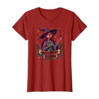 Cherry Magic Spell Casting Mystical Design T-Shirt