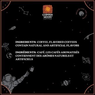 Copper Moon Medium Roast Whole Bean Coffee, Medium Roast, Eco Harvest Organic Blend, 2 Lb