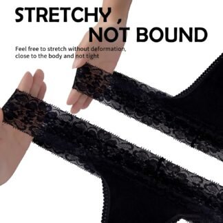 Cotton Thongs for Women T Back Breathable Comfort See Through Panties Seamless Lace Pack - lunas-mystic-emporium.com Cotton Thongs for Women, T Back Breathable Comfort See Through Panties, Seamless Lace Pack