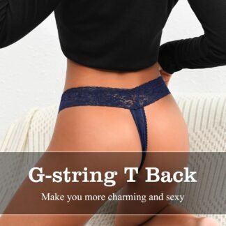 Cotton Thongs for Women T Back Breathable Comfort See Through Panties Seamless Lace Pack - lunas-mystic-emporium.com Cotton Thongs for Women, T Back Breathable Comfort See Through Panties, Seamless Lace Pack