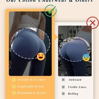 Cotton Underwear for Women Pack Breathable Thongs for Women Sexy Stretch Soft Womens Panties Thong XS-XL - lunas-mystic-emporium.com Cotton Underwear for Women Pack Breathable Thongs for Women Sexy Stretch Soft Womens Panties Thong XS-XL