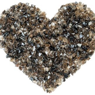 Crocon 1LB Crushed Smoky Quartz Chips Bulk Stone 2000+ Carats Natural Quartz Pieces Irregular Shape Gemstone Tumbling Cabbing Gem Mining Chakra Balancing Reiki and Crystal...