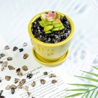 Crocon 1LB Crushed Smoky Quartz Chips Bulk Stone 2000+ Carats Natural Quartz Pieces Irregular Shape Gemstone Tumbling Cabbing Gem Mining Chakra Balancing Reiki and Crystal...